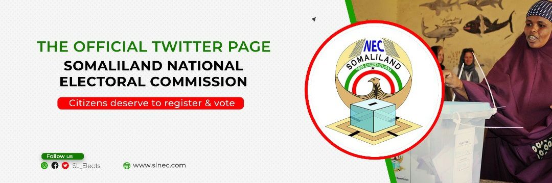 Somaliland National Electoral Commission (SLNEC)'s banner
