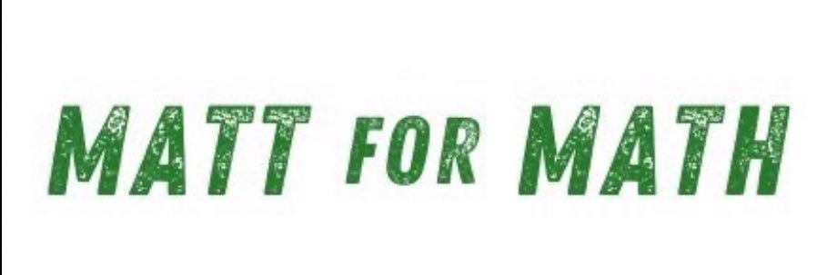 Matt for Math 👨🏻➕➖✖️➗ banner