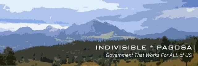 Indivisible Pagosa banner