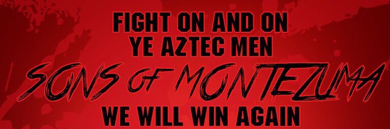 We are Aztecs aka Mexica ⚫️🔴💯 banner