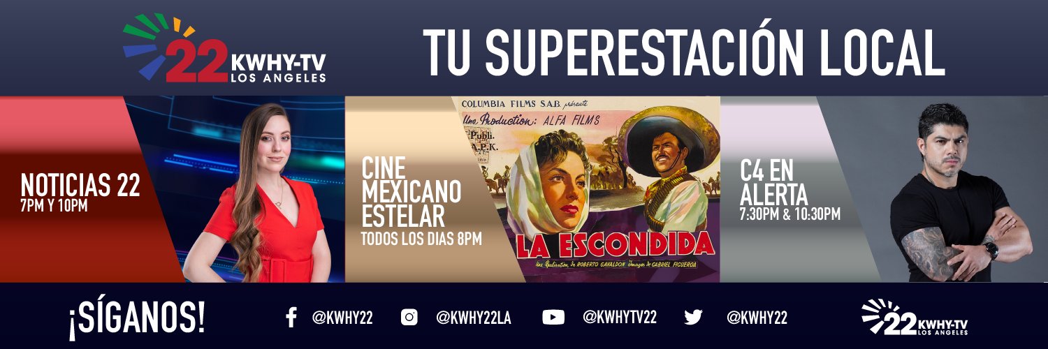 KWHY Canal 22 LA banner