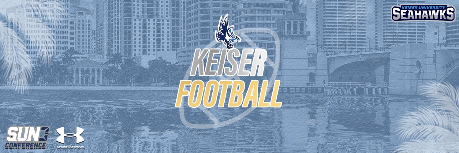 Keiser Football's banner