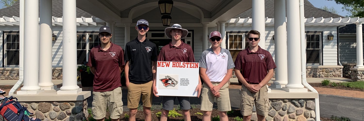New Holstein Golf banner