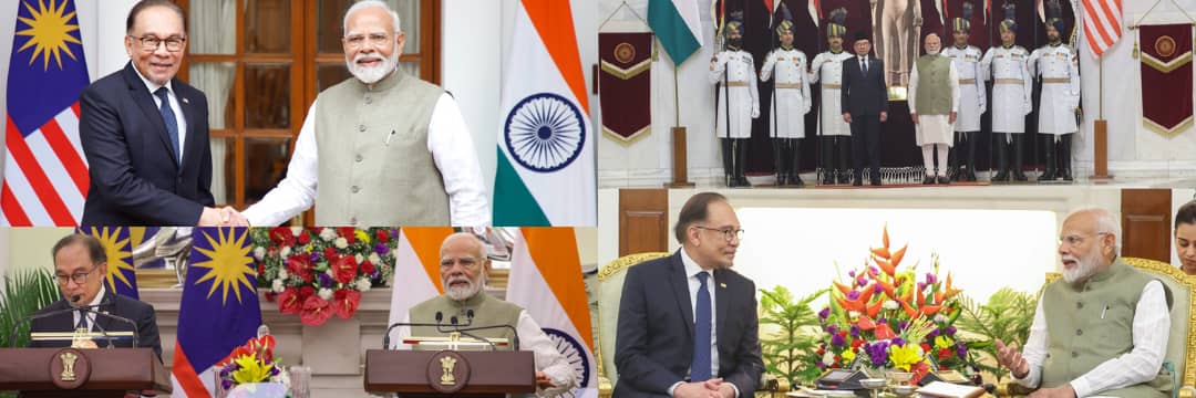 India in Malaysia's banner
