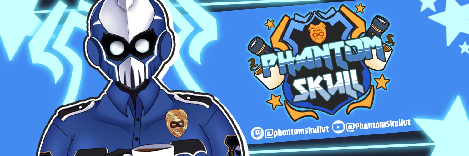 🔦💀Phantom Skull💀🔦 The Super Security Vtuber! banner