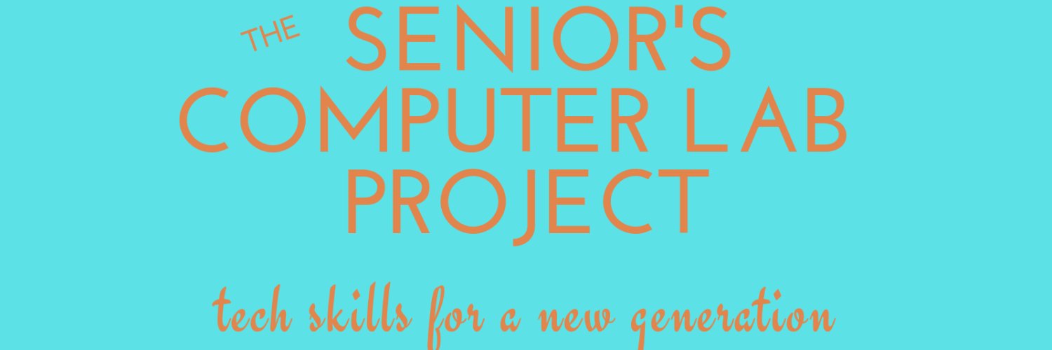 The Seniors' Computer Lab Project banner