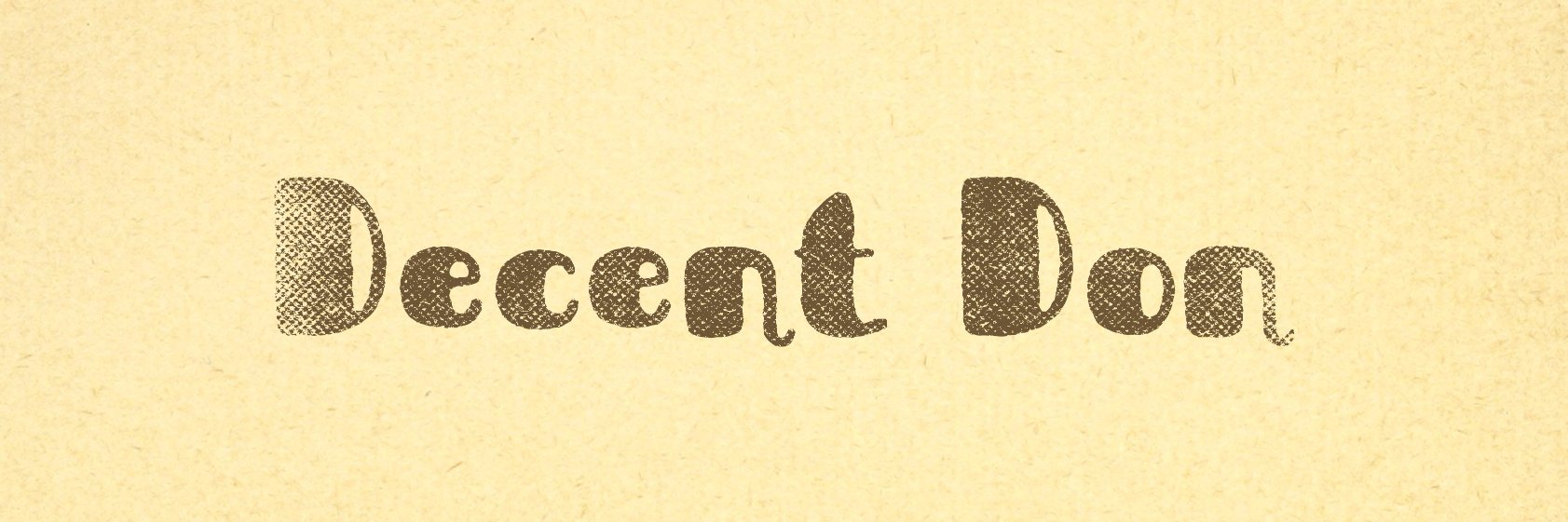 Decent Don banner