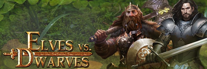 Elves vs. Dwarves banner