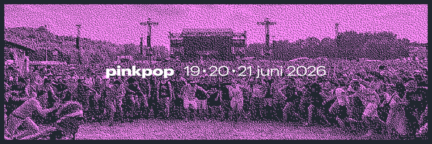 Pinkpop festival banner