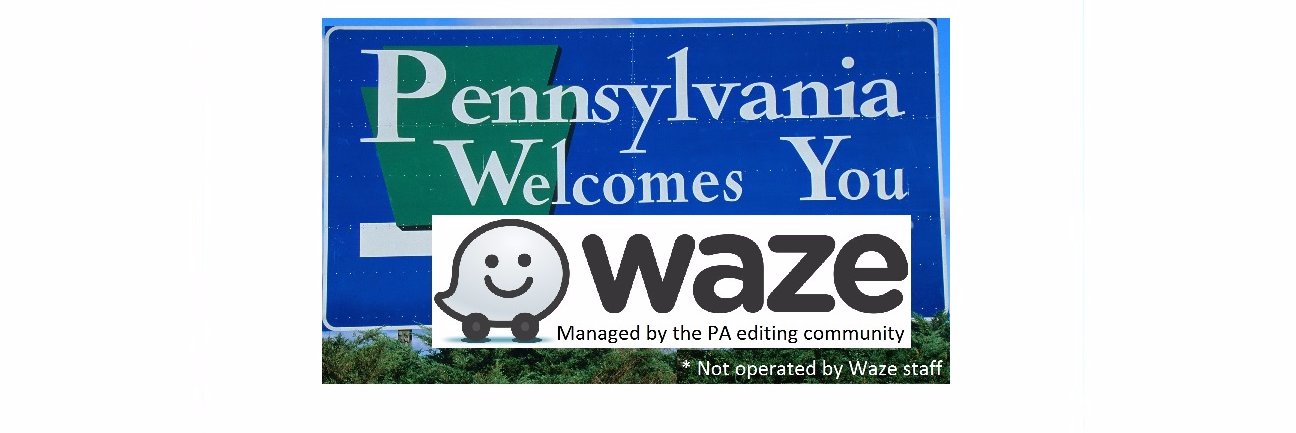 Waze Pennsylvania banner