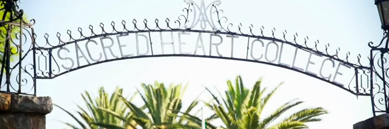 Sacred Heart College banner