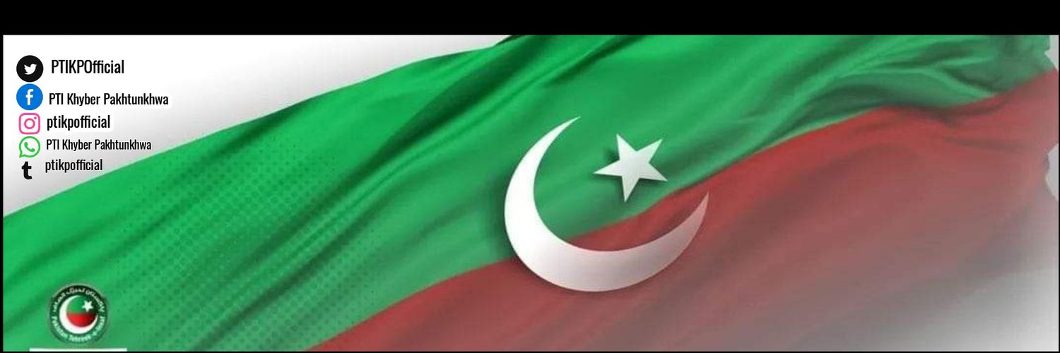 PTI Khyber Pakhtunkhwa's banner