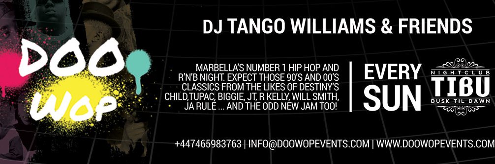 Doo Wop Events banner