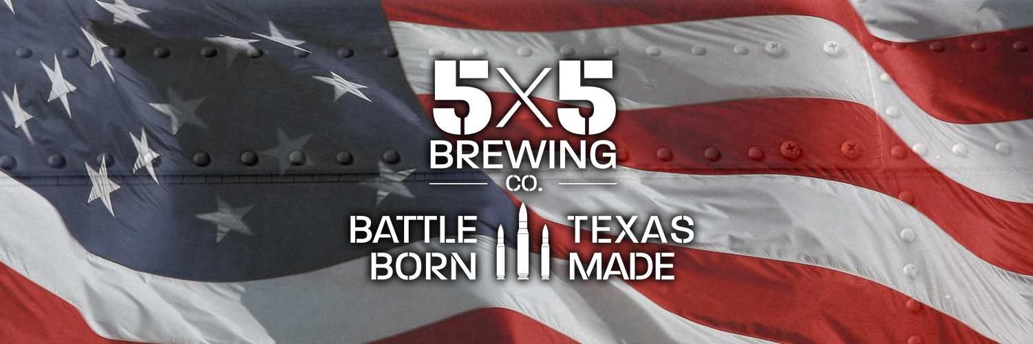 5x5 Brewing Co. banner