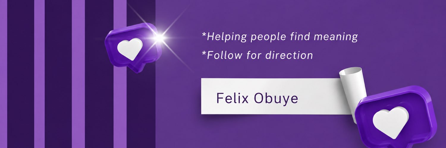 ObuyeFelix's profile banner image