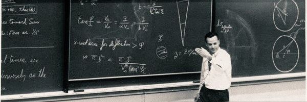 Prof. Feynman's banner