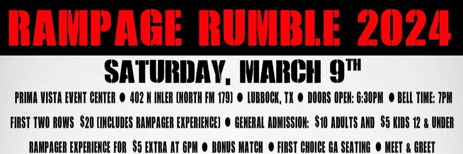 Rampage Wrestling banner