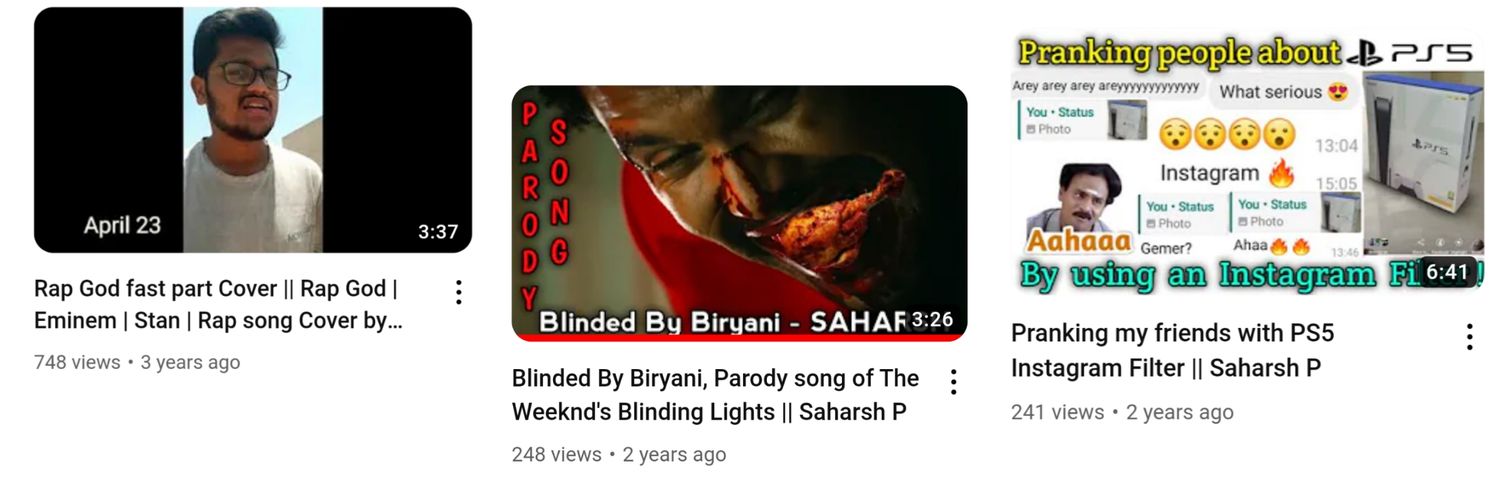 Saharsh banner