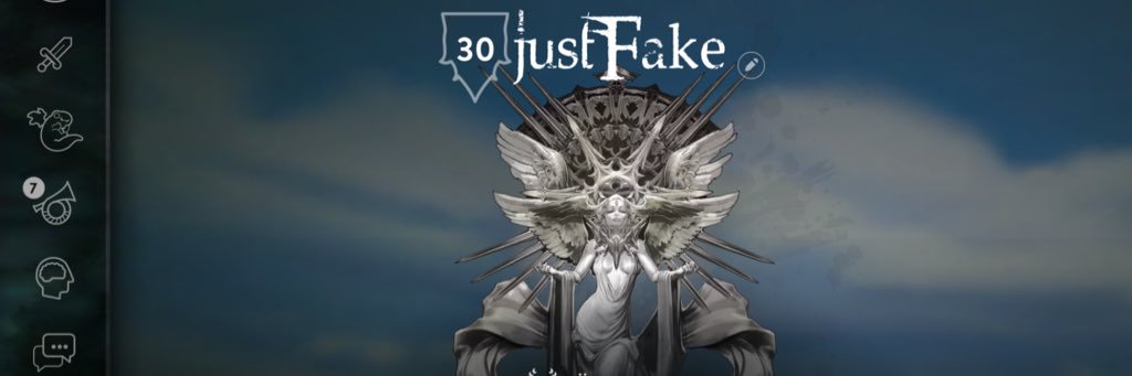 justFake banner