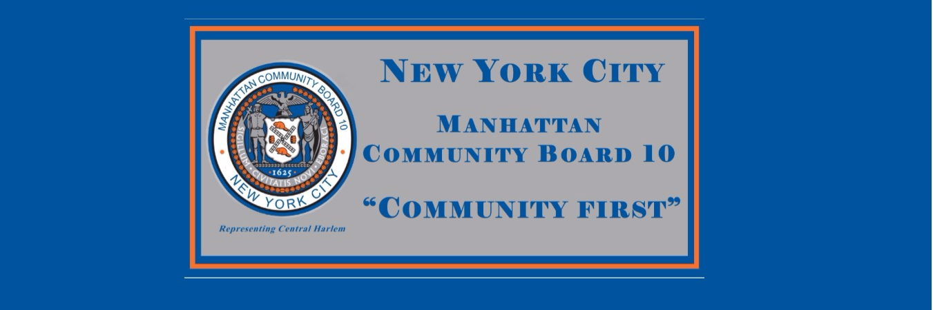 Manhattan CB 10 banner