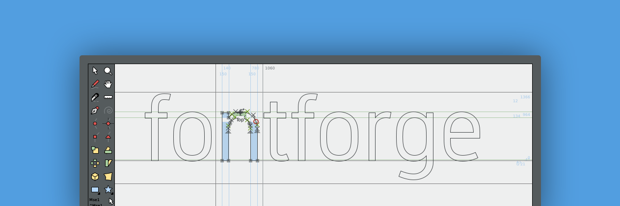FontForge's profile banner image