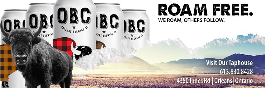 Orléans Brewing Co. (OBC) banner
