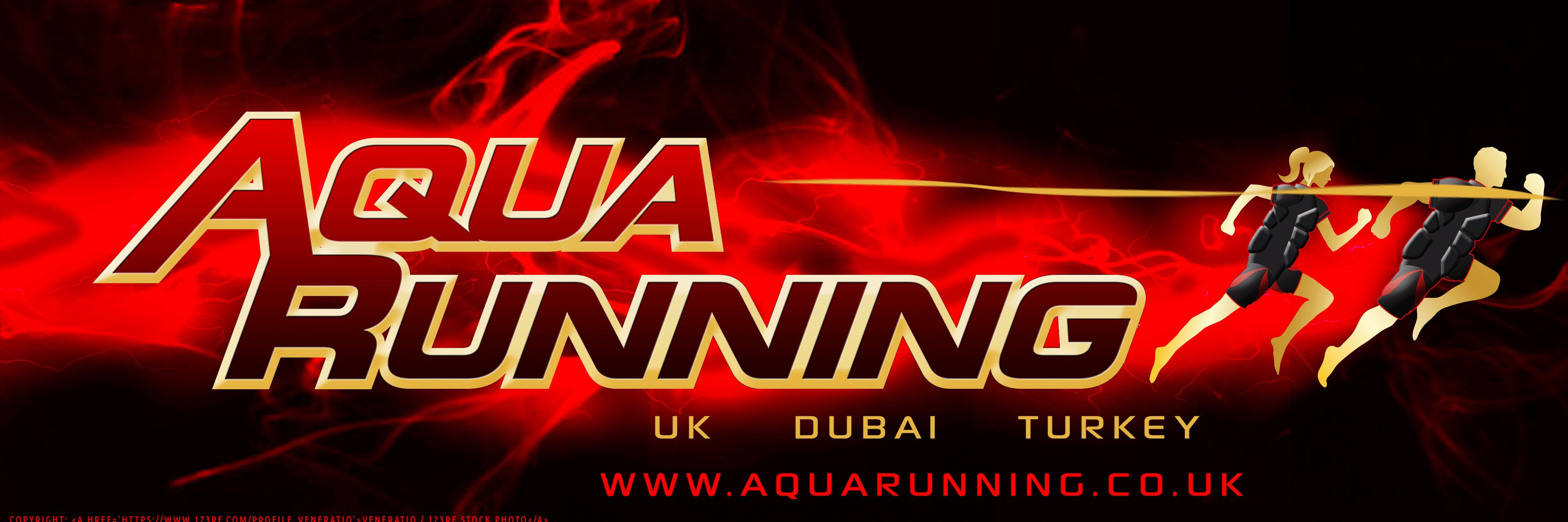 Aqua Running banner
