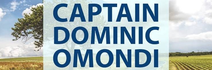 Captain Dominic Omondi's banner