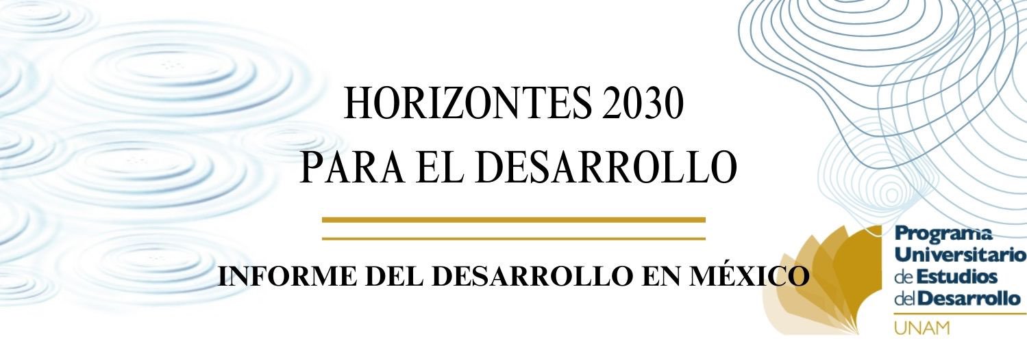 Informe del Desarrollo en México PUED banner