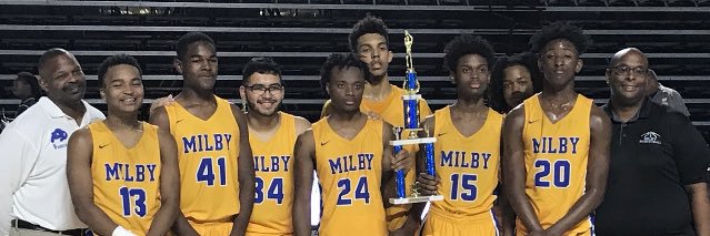 Milby Buffs Basketball banner