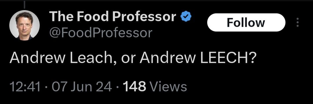 Andrew Leach's banner