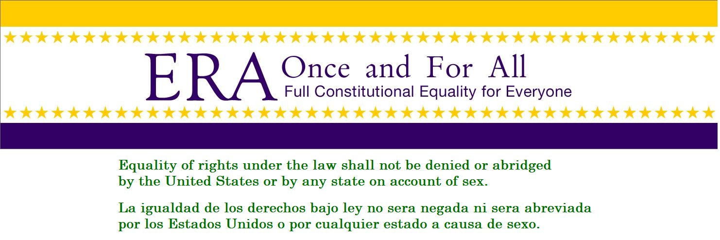ERA Once and For All banner