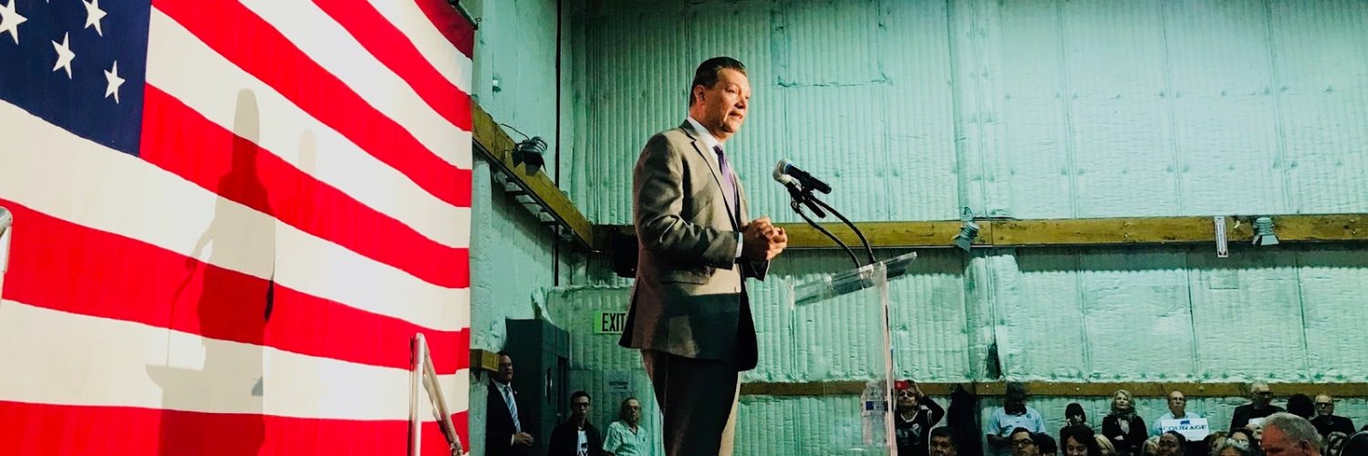 Alex Padilla's banner