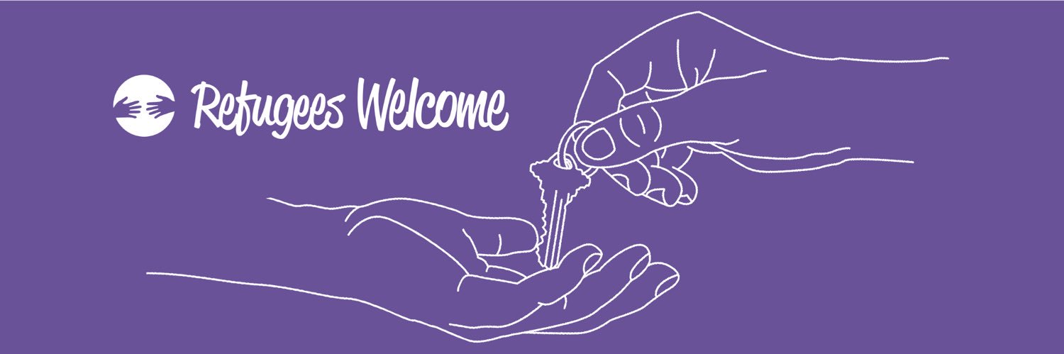 Refugees Welcome España banner