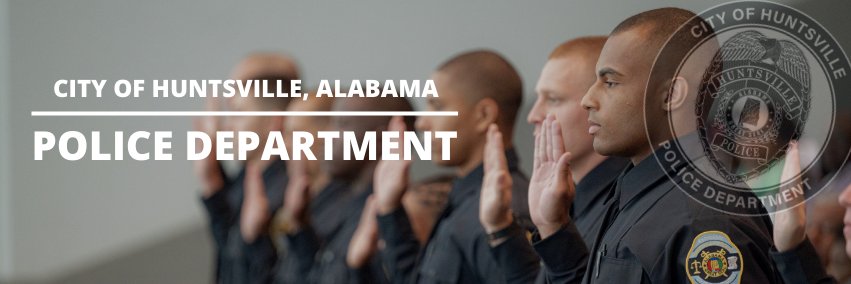 Huntsville Police banner