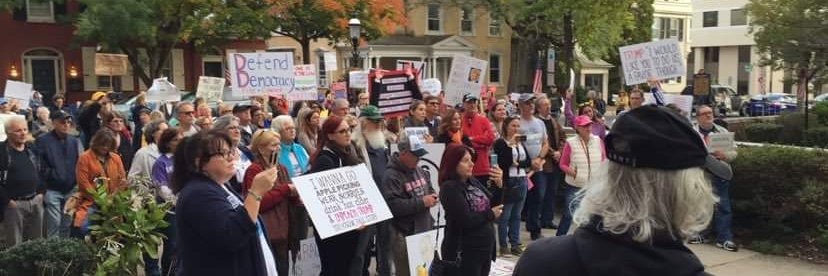 Indivisible Bucks County banner