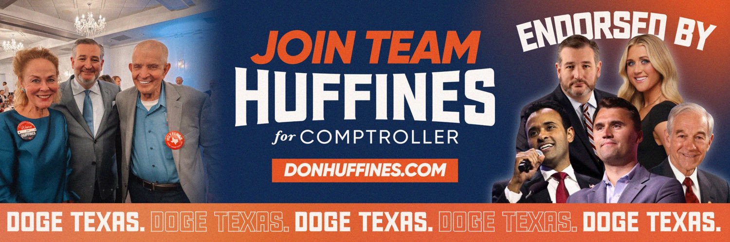 Don Huffines Campaign's banner