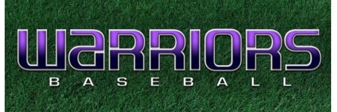 Warriors Baseball banner