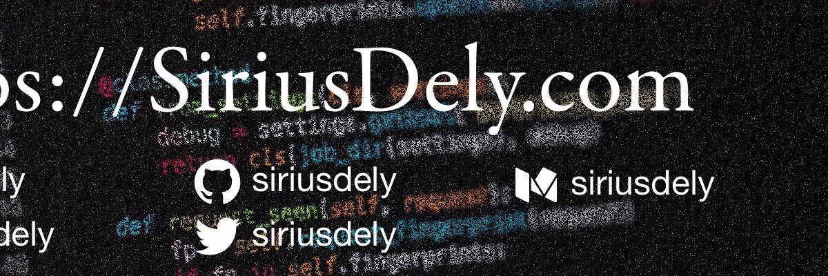 SiriusDely's profile banner image