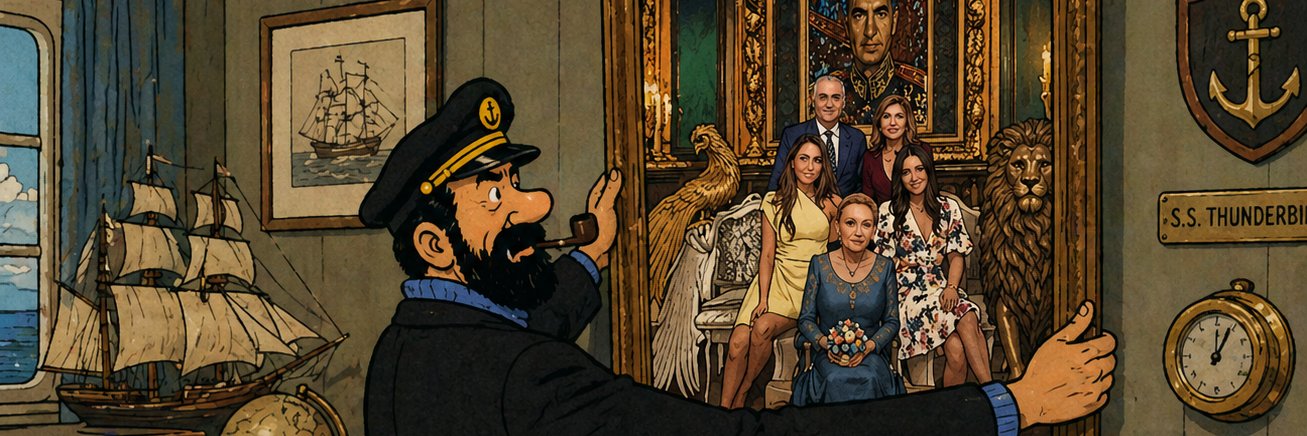 Capt. Haddock | קפטן האדוק | کاپیتان هادوک banner