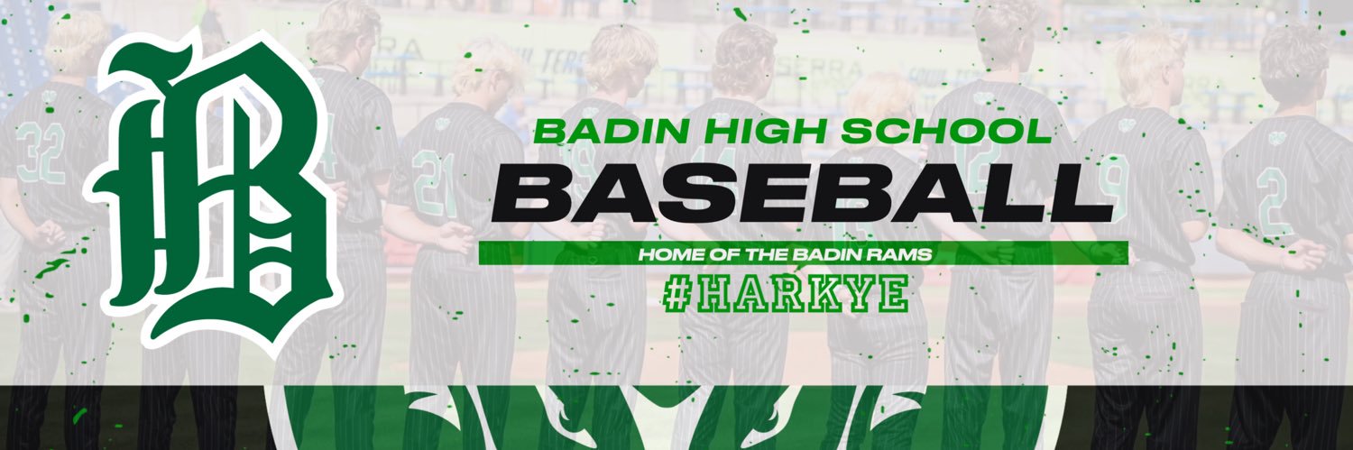 Badin Baseball banner