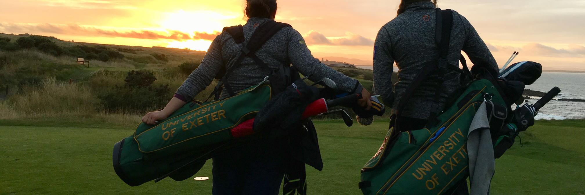 Exeter University Golf Club banner