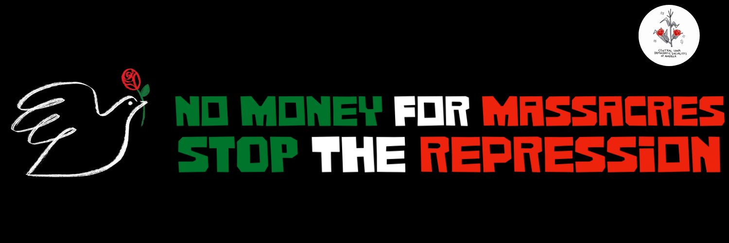 Central Iowa DSA's banner
