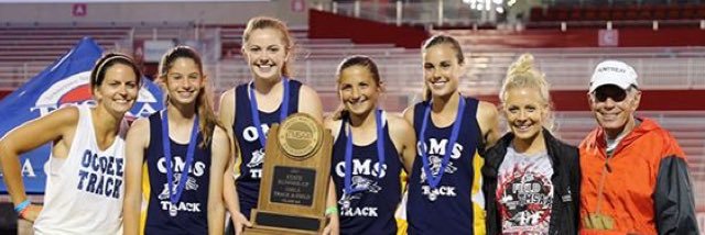 OMS Track & Field banner
