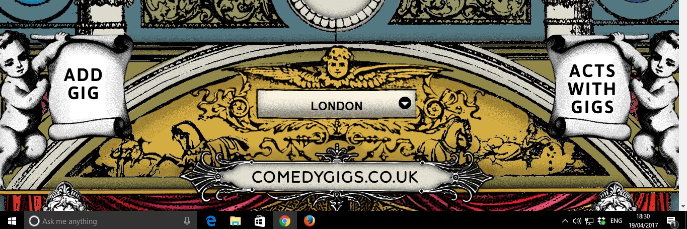 Comedy Gigs banner