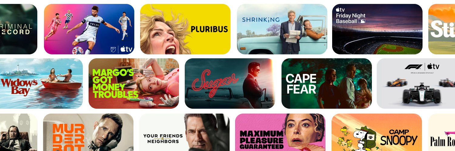 AppleTV's profile banner image