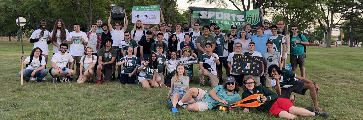 Michigan State Esports Club Association banner