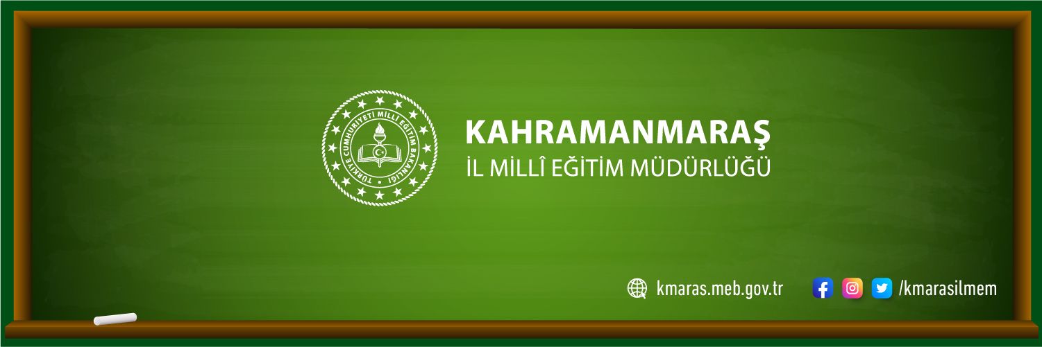 Kahramanmaraş İl Millî Eğitim Müdürlüğü banner