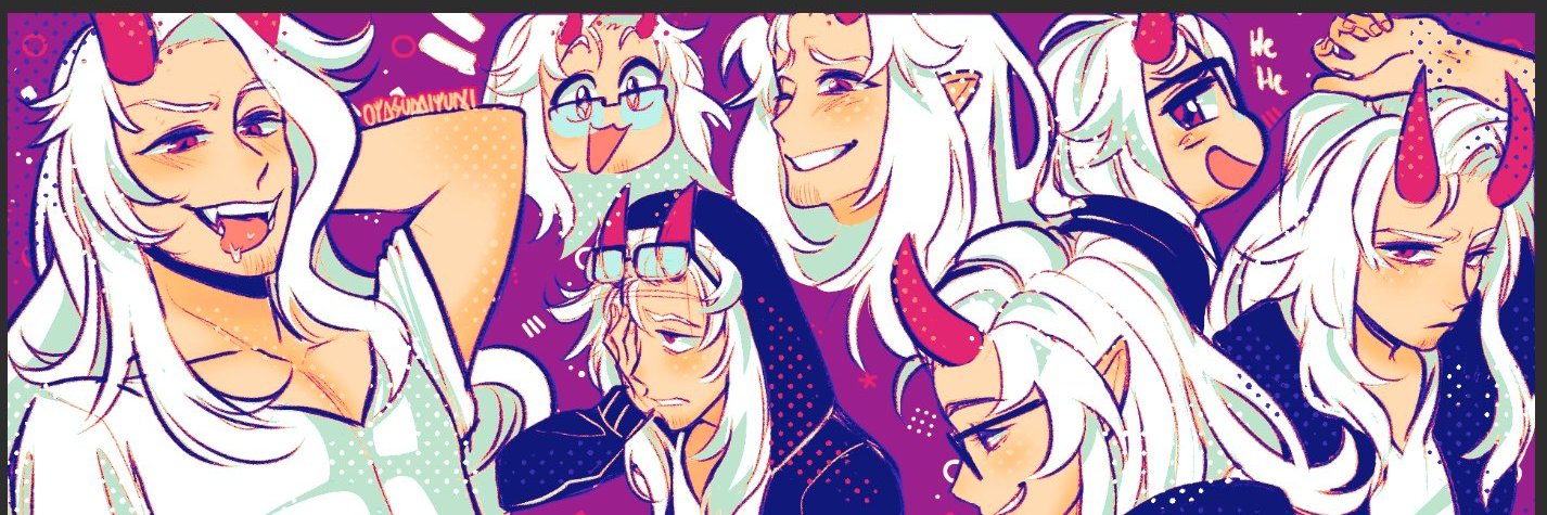 linthiel 🤘👓 vtuber banner