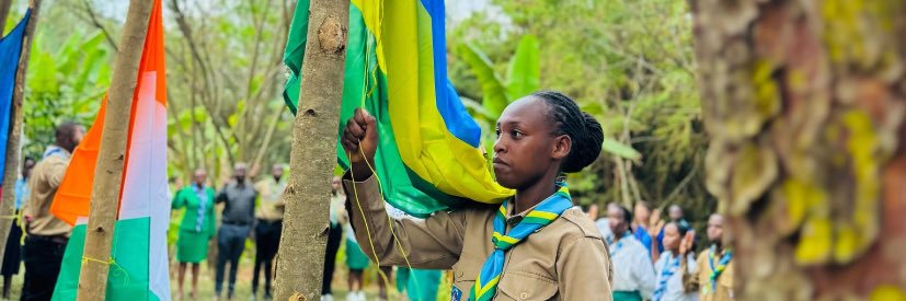 Rwanda Scouts Association banner